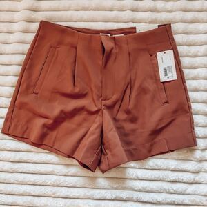 a new day High Waist Rust Brown Tailored Shorts